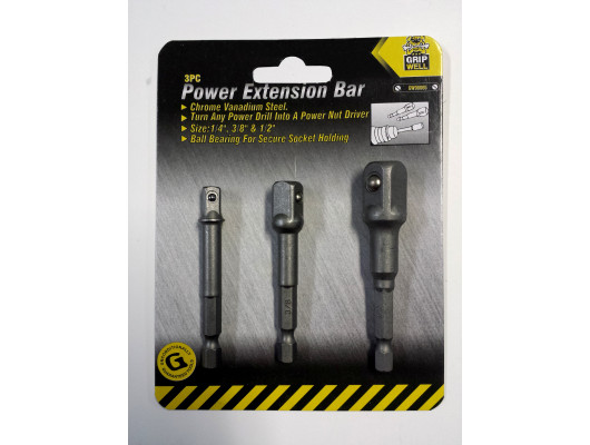 3pc Power Extension Bit Set