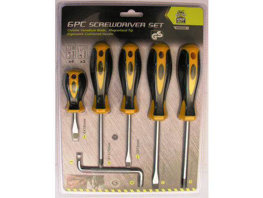 6Pc Screwdriver set