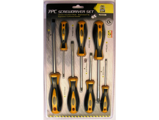 7Pc Screwdriver Set