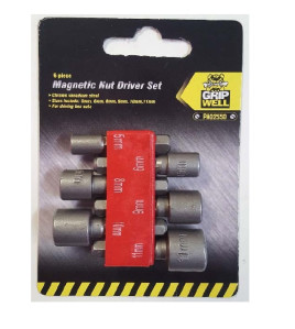6Pc Magnetic Nut Driver Set