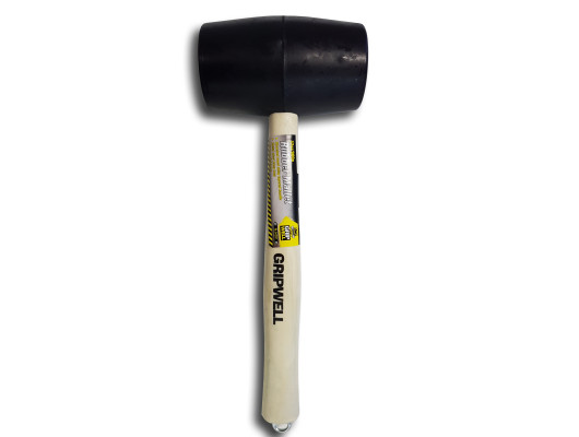 24oz/675g BLACK Rubber Mallet