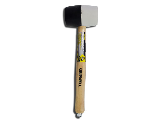 16oz/450g Black & White Rubber Mallet