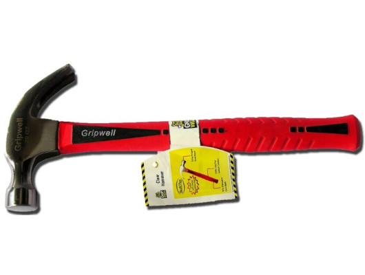 16oz / 450g Fibreglass Handle Claw Hammer