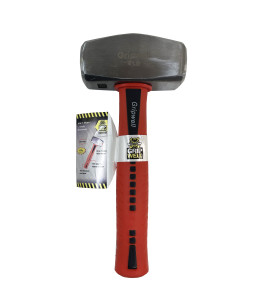 4lbs / 1800g Fibreglass handle Club Hammer