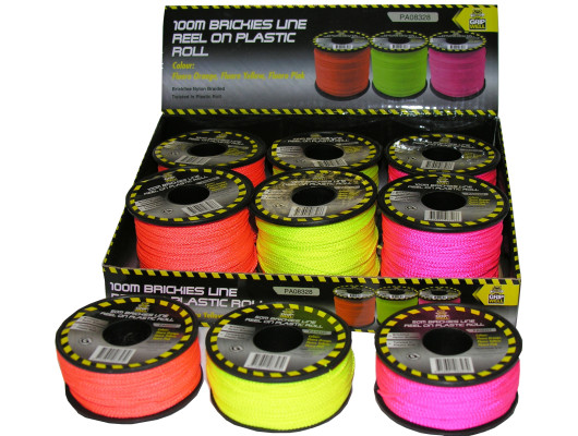 Brick line 100m Assorted (DB 6pcs)