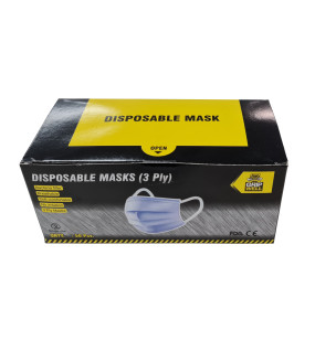 3 Ply Surgical Face Mask, Box of 50