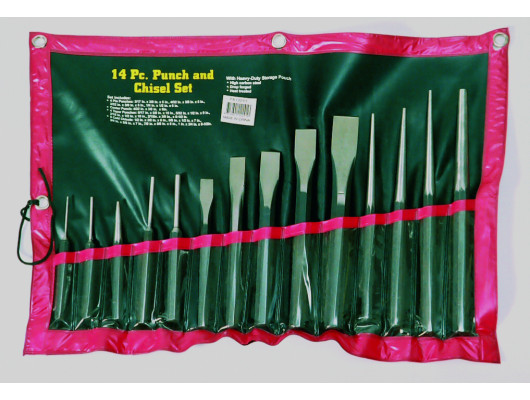 14PC Punch & Chisel set