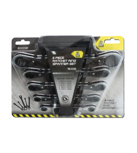 5PC Ring Ratcheting Spanner Set