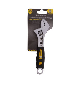 6&quot; HQ Adjustable wrench with cushion handle