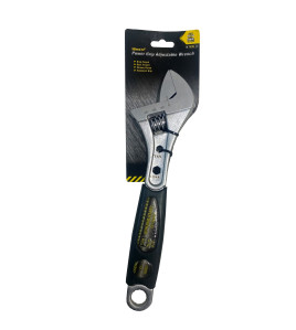 12&quot; HQ Adjustable wrench with cushion handle