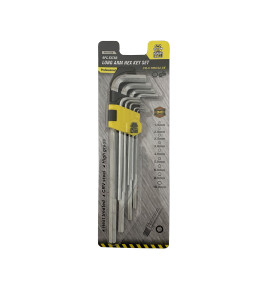 9pc metric extra long Hex key Set