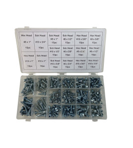 200pc Drill screw assortment