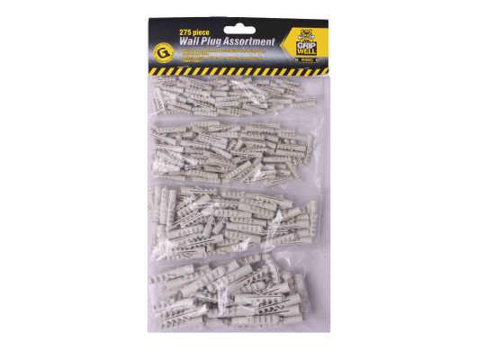 275pc Wall plug assortment