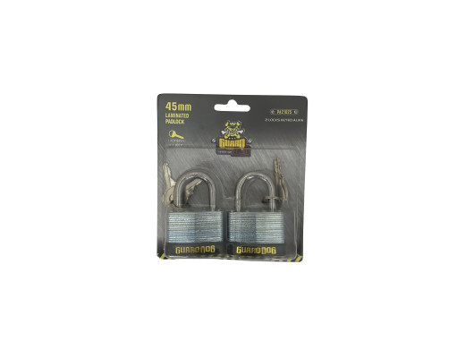 2pc 45mm Keyed alike Laminated Padlock