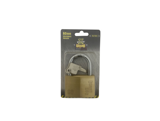 60mm Solid Brass Padlock