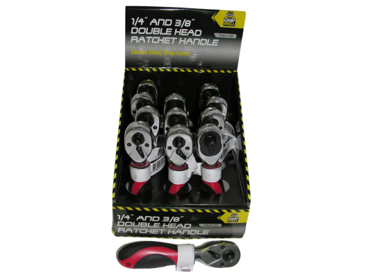 Stubby Ratchet Handle 1/4" & 3/8" (DB 12pcs)