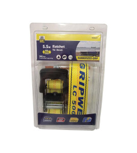 1pc Heavy Duty Ratchet Tie Down 1pc 5.5m (500kg LC)