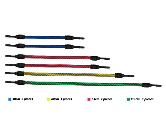 6pc Flat Bungee Pack