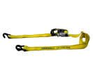 2pc Ratchet Tie Down 38mm x 4.5m (750kg LC)