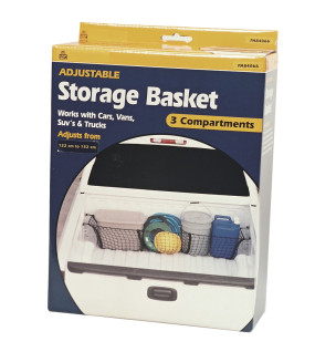 Adjustable Storage Basket 48&quot; (122cm) to 60&quot; (152cm)
