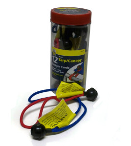12pc Tarp/Canopy bungee cords mix size