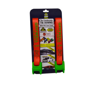 2pc PVC Cover Cam Buckle 3m – Green/Red