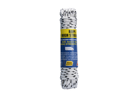 Polyester High strength Rope 8mm x 10m